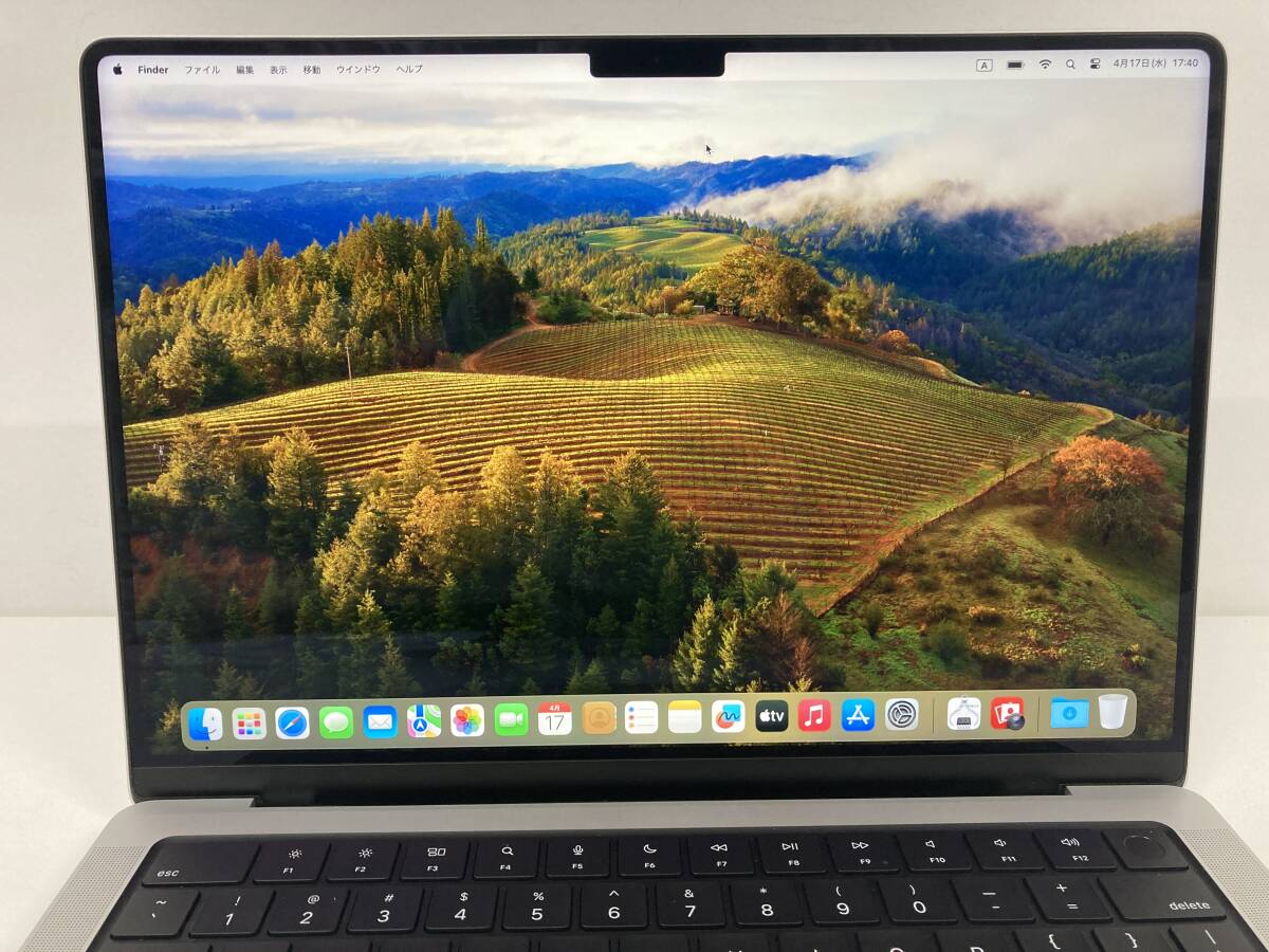 Apple Macbook Pro 2021/ Apple M1 Max / 64GB / １TB / 14インチ シルバー、A2442 動作確認済みの画像2