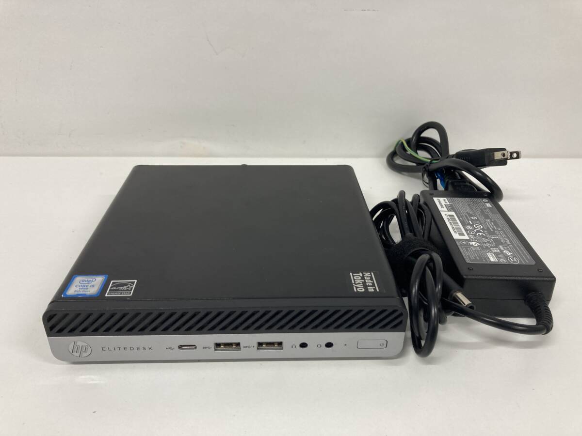 HP EliteDesk 800 G4 DM 35W / Core i5-8500T 2.10GHz / 16GB / HDD 1TB / Windows 11Pro、動作品の画像1