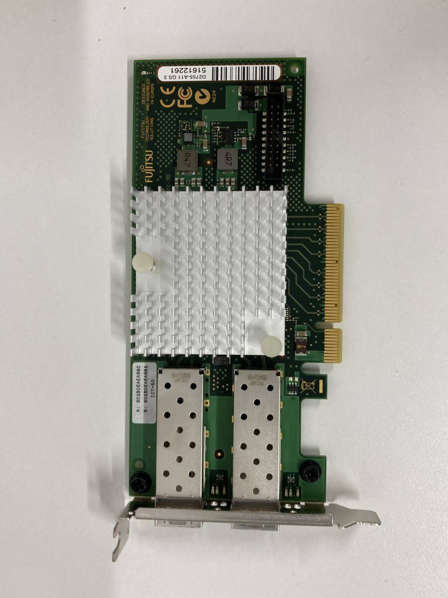 (２個セット)富士通 FUJITSU D2755-A11 2ポートx10Gb PCIe Ethernet Network Adapterの画像4