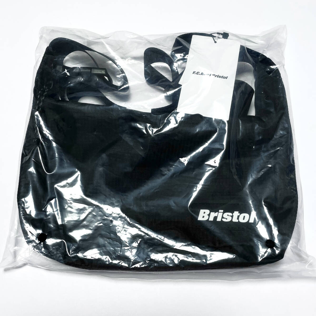 新品24SS黒F.C.Real Bristolバッグ2WAY SMALL SHOULDER BAGショルダーバッグ190TリップストップFCRBブリストルF.C.R.BゴルフSOPH鞄SOPHNETの画像10