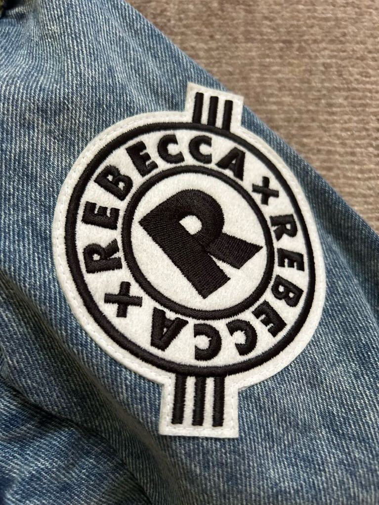 未使用 レベッカ REBECCA LIVE TOUR 2017 デニムジャケット Gジャン Lサイズ デニム の画像3