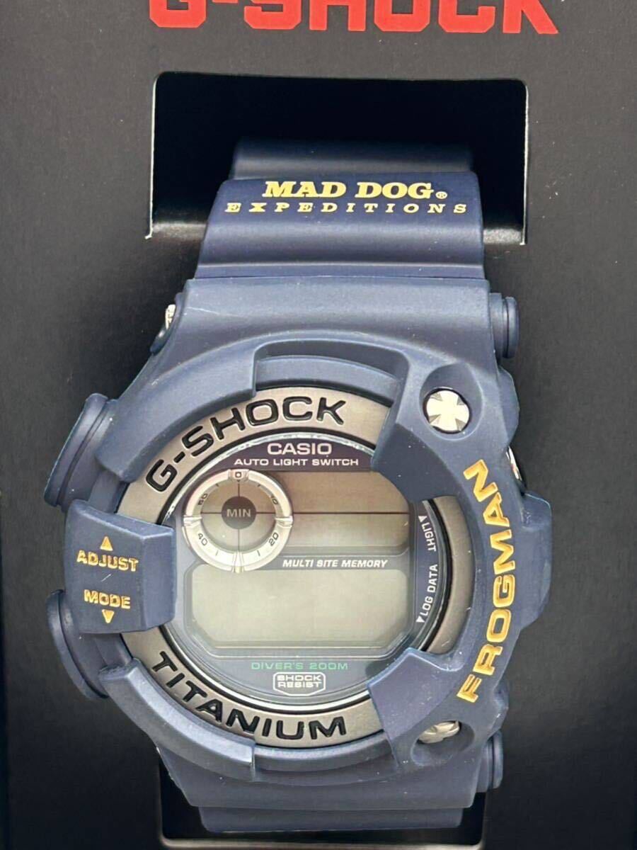 ジャンク品扱い カシオ CASIO G-SHOCK フロッグマン FROGMAN マッドドッグ コラボ MAD DOG DW-9900MD-2Tの画像2