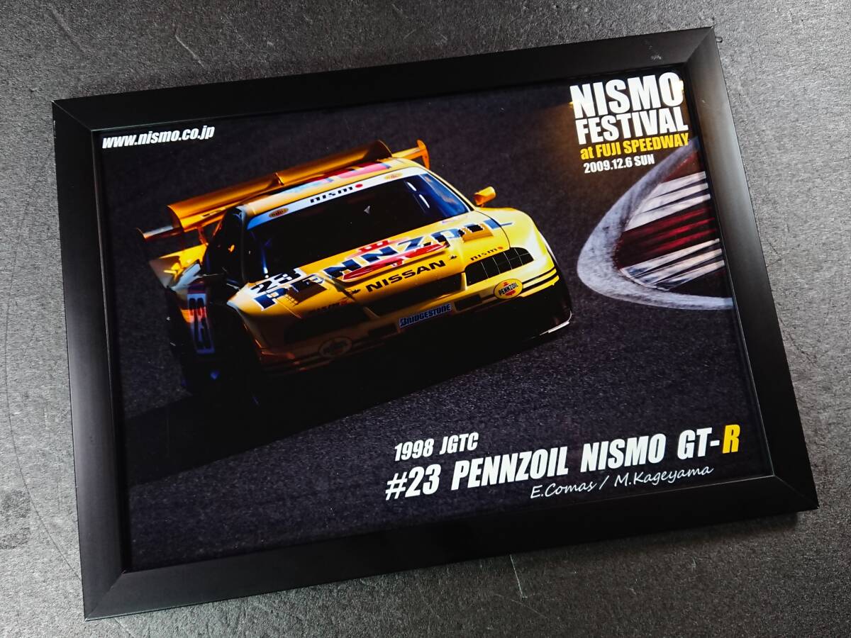 NISMO ニスモ フェスティバル 2009 JGTC 1998 #23 PENNZOIL NISMO GT-R エリック・コマス 影山正美 A4フォト 写真 日産 BCNR33の画像5