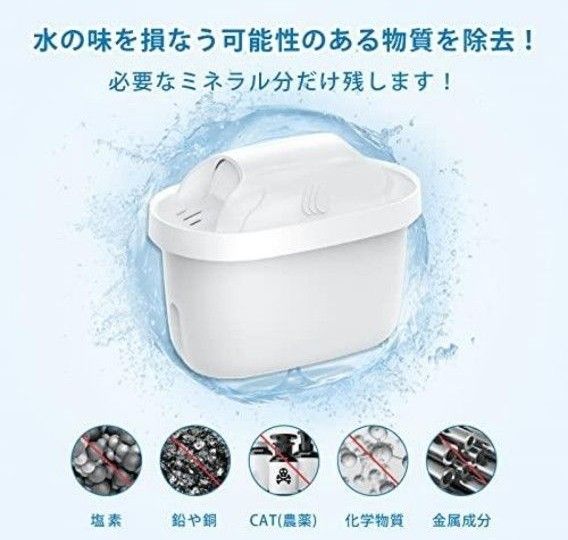 新品未使用　互換用　カートリッジ 日本仕様 浄水 ポットブリタ マクストラ BRITA MAXTRA  新旧型対応 4個