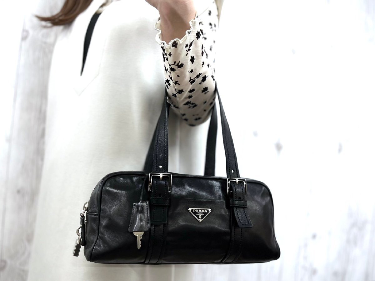 【極美品】PRADA プラダ ハンドバッグ ワン ショルダーバッグ Yahoo!オークション - 極美品 PRADA プラダ ハンドバッグ