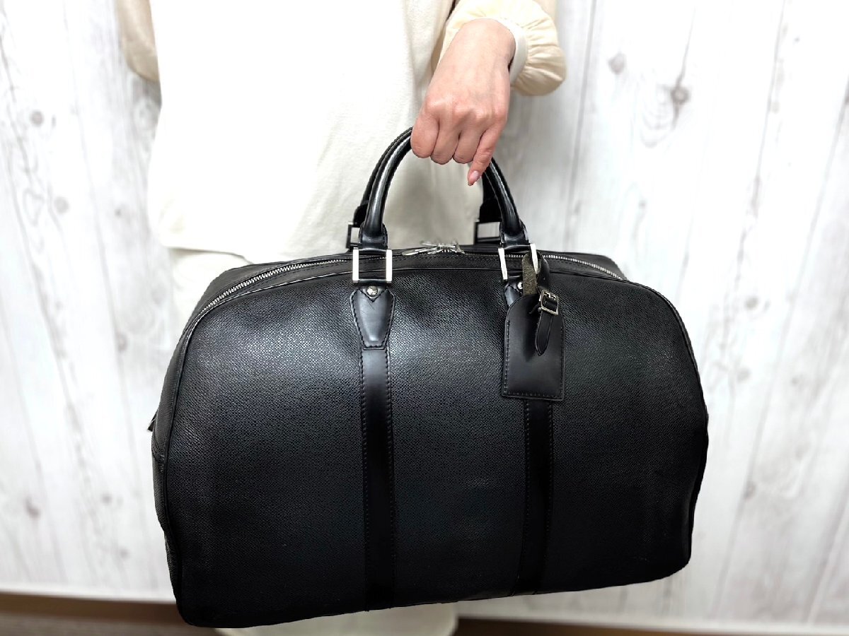 極美品 LOUIS VUITTON ルイヴィトン タイガ ケンダルPM アルドワーズ ボストンバッグ バッグ M30112 黒 メンズ 70677Yの画像1