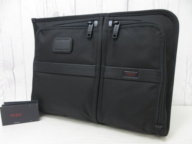 未使用展示品 TUMI トゥミ ビジネスバッグ ハンドバッグ クラッチバッグ バッグ ナイロン×レザー 黒 A4収納可 メンズ 70280の画像2