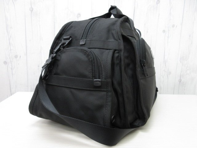  превосходный товар TUMI Tumi сумка "Boston bag" сумка на плечо сумка нейлон × кожа чёрный A4 место хранения возможно 2WAY мужской 70950Y