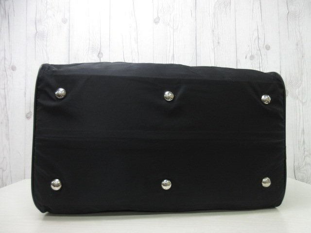  ultimate beautiful goods PRADA Prada te Hsu tote Caro go Boston bag shoulder bag bag nylon × leather black A4 storage possible men's 71119