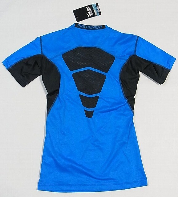 [ не использовался ] Nike Pro combat гипер- прохладный компрессионный рубашка L размер голубой NIKE PRO COMBAT внутренний синий 449809