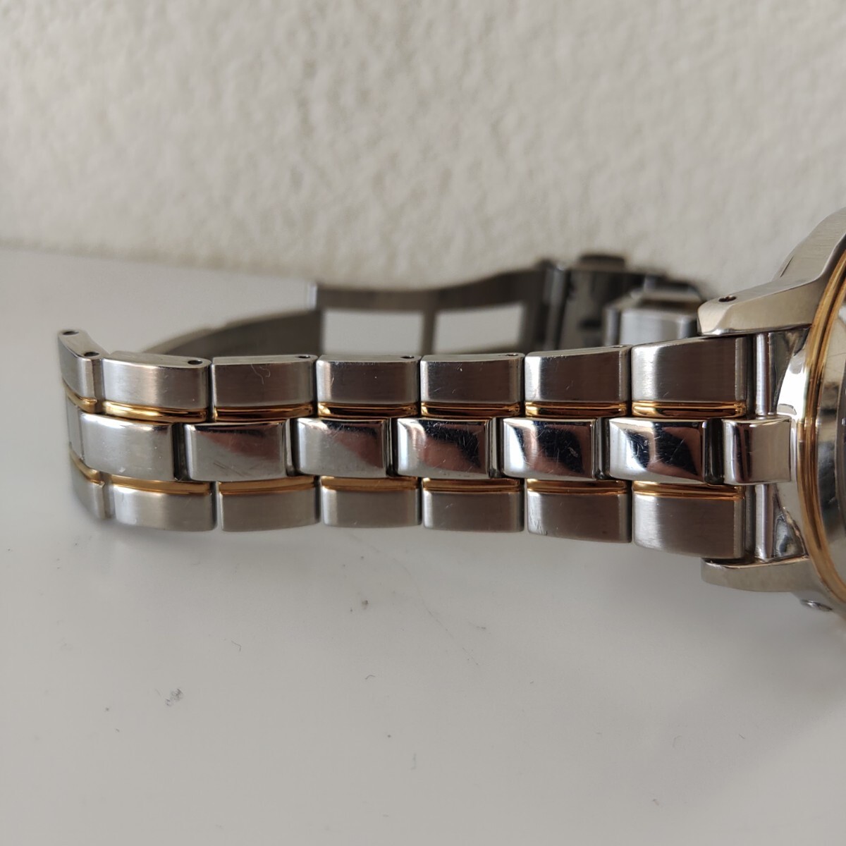 セイコーメンズ電波ソーラー ビジネスフォーマル紳士 防水 アナログ腕時計 動作品 SEIKO セイコー 腕時計 稼働品の画像9