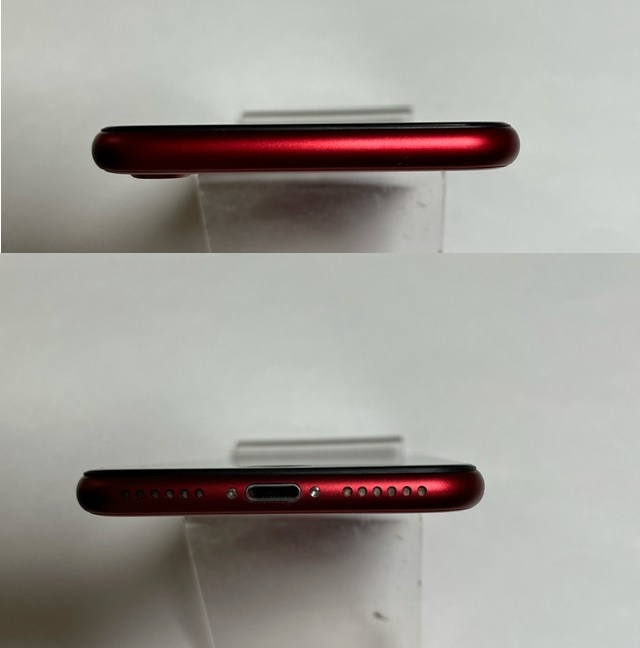 【4312】iPhone SE3（第3世代) バッテリー90% 美品 64GB プロダクトレッド (PRODUCT)RED 赤 SIMフリー 5G 残債無しの画像3