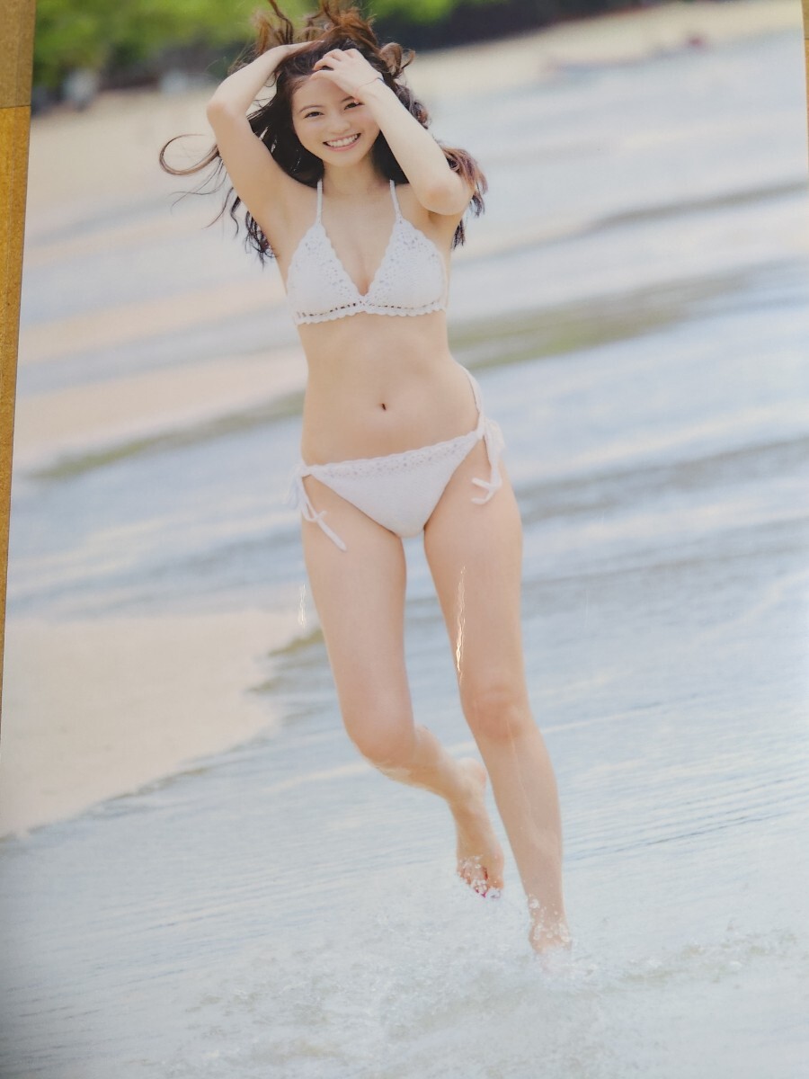 今田美桜 ラミネート加工 切り抜き 写真集 10ページ 水着 巨乳 imd03 グラビア ビキニ 切抜きの画像8