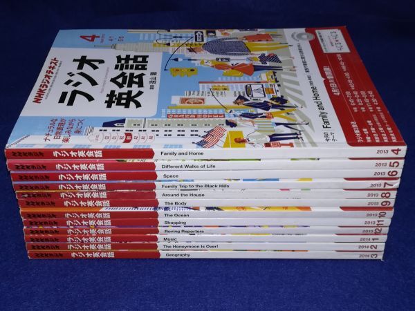 ● NHKラジオテキスト　ラジオ英会話　2013年4月号ー2015年3月号 12冊セット　D023P48_画像2