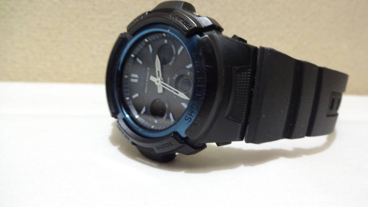 CASIO G-SHOCK ソーラー電波腕時計 AGW-M100BC 5230 動作品ですの画像2