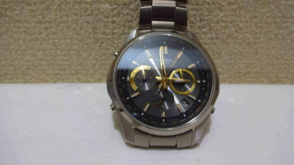 CASIO LINEAGE(リニエージ)  ソーラー電波腕時計  LIW-M610TDS マルチバンド6 タフソーラー 動作品の画像3
