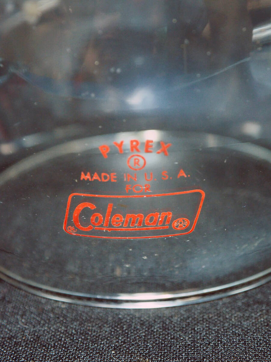 Coleman コールマン PYREX パイレックス　ビンテージ　グローブ レッドレター 赤文字 200 200A 200B 201 202 242に使えます 2_画像1