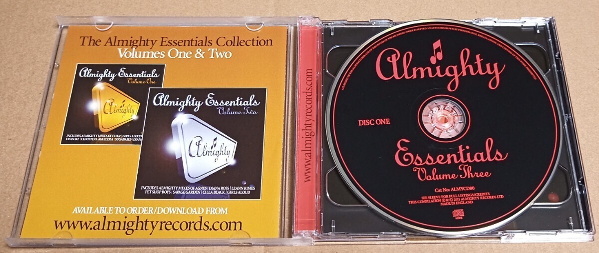 Almighty Essentials Volume Three / Usher,Will.I.Am,Alexandra Burke,Jennifer Lopez,Anastacia,Girls Aloud,Diana Ross,Cher_画像2