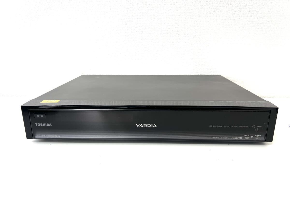 ○ 動作品 TOSHIBA 東芝 HDD &DVDレコーダー VARDIA RD-X8 2009年製 電源コード の画像2