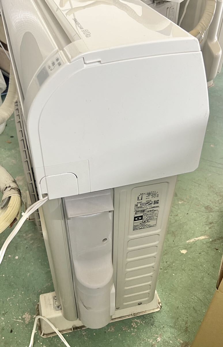 ○ 動作品 日立 HITACHI ステンレスクリーン 白くまくんD エアコン RAS-D22J(W) おもに6畳用 2.2kW 6畳～9畳 2020年製 _画像3