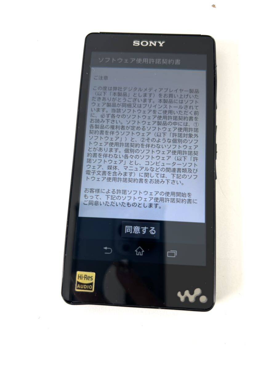 ○ 動作品 SONY WALKMAN NW-F887ソニー ウォークマン 64GB ブラックBluetooth ハイレゾ _画像1