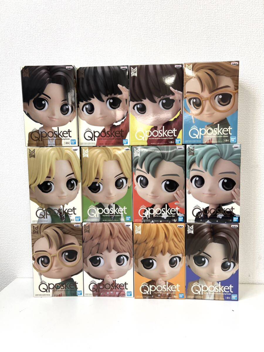 ○ 未開封 qposket tinytan フィギュア JungKook Jin Jimin RM V J-hope BANDAI バンダイの画像1