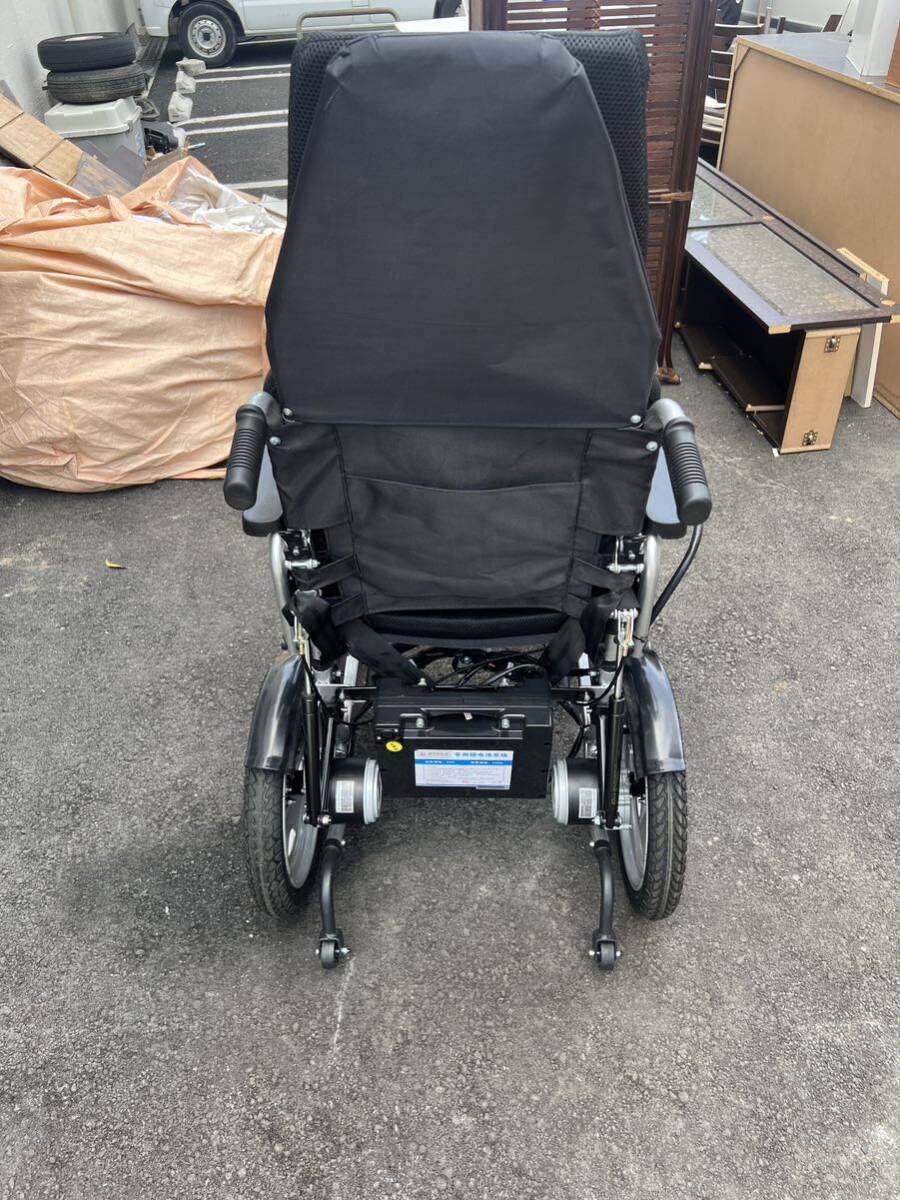 ○ 良品 動作品 CLEIDE 電動車椅子 電気車椅子 リクライニング 306° ジョインスティック折りたたみ式 WT-100wの画像6