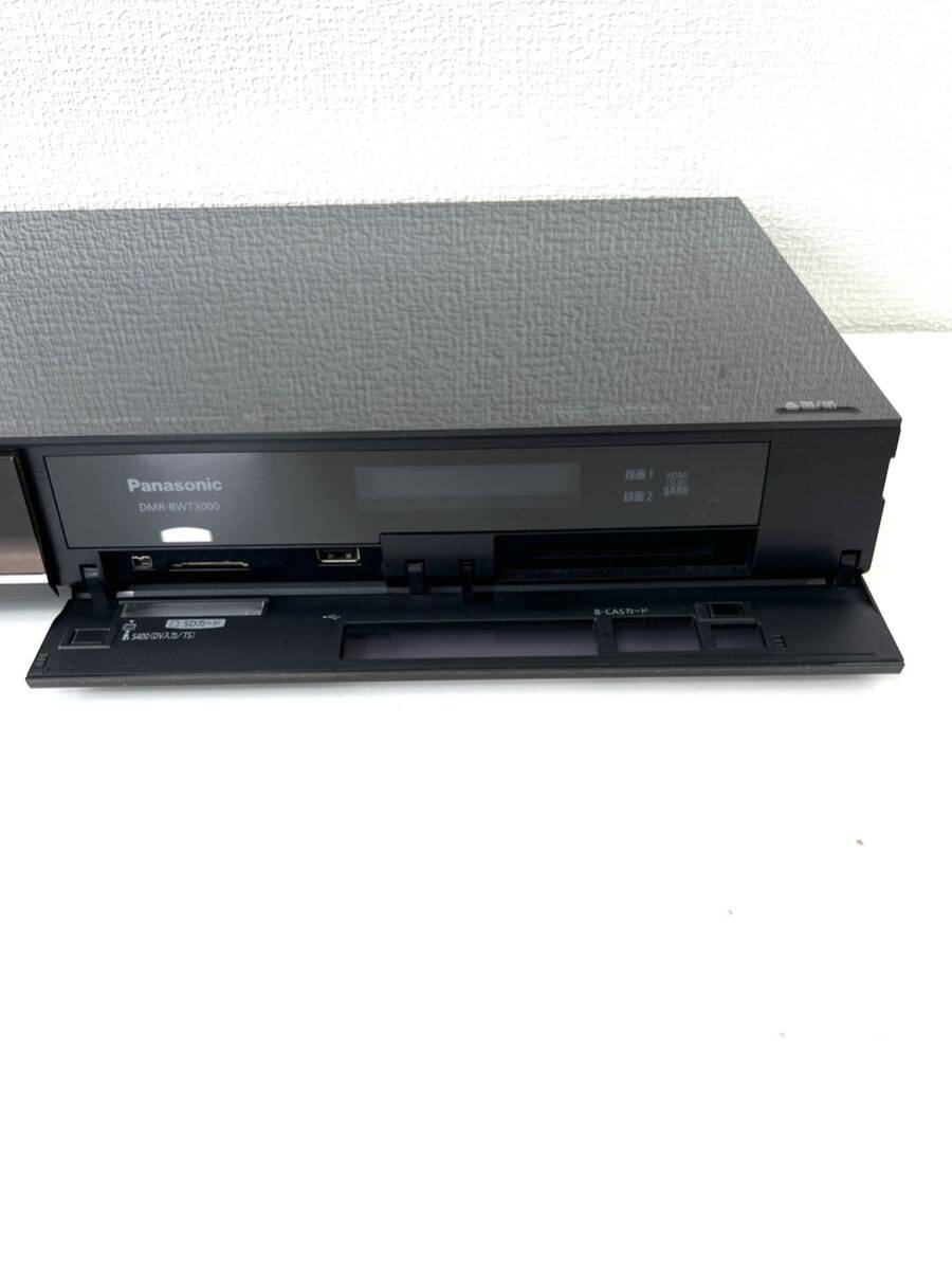 ○ ○ 動作品 Panasonic DMR-BWT3000 ブルーレイディスクレコーダー HDD 2010年製 電源コード DIGA ディーガ の画像3