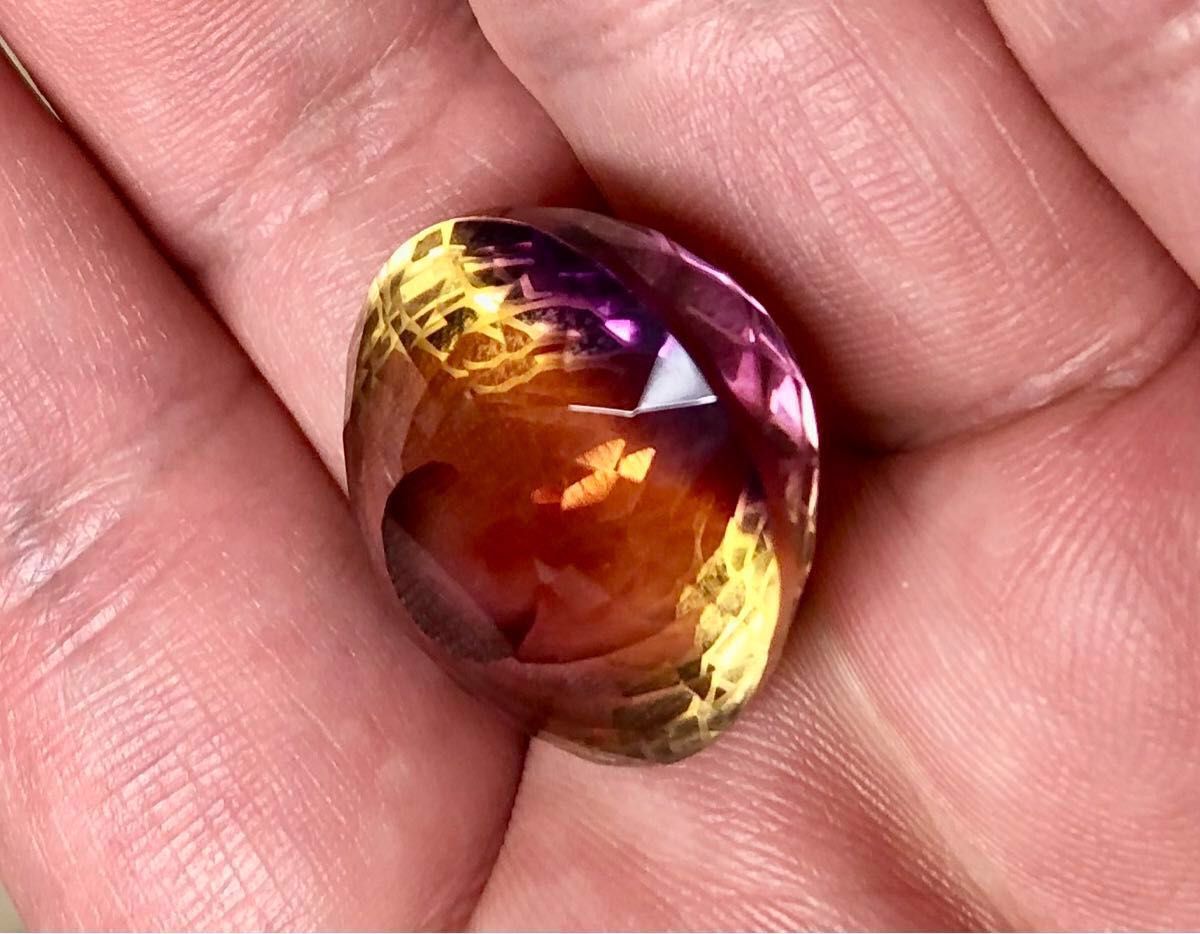 赤紫が最高】驚きの美しさ アメトリン 59 85ct 宝石 ジュエリー 赤紫が最高】驚きの美しさ アメトリン 59 85ct 宝石 ジュエリー