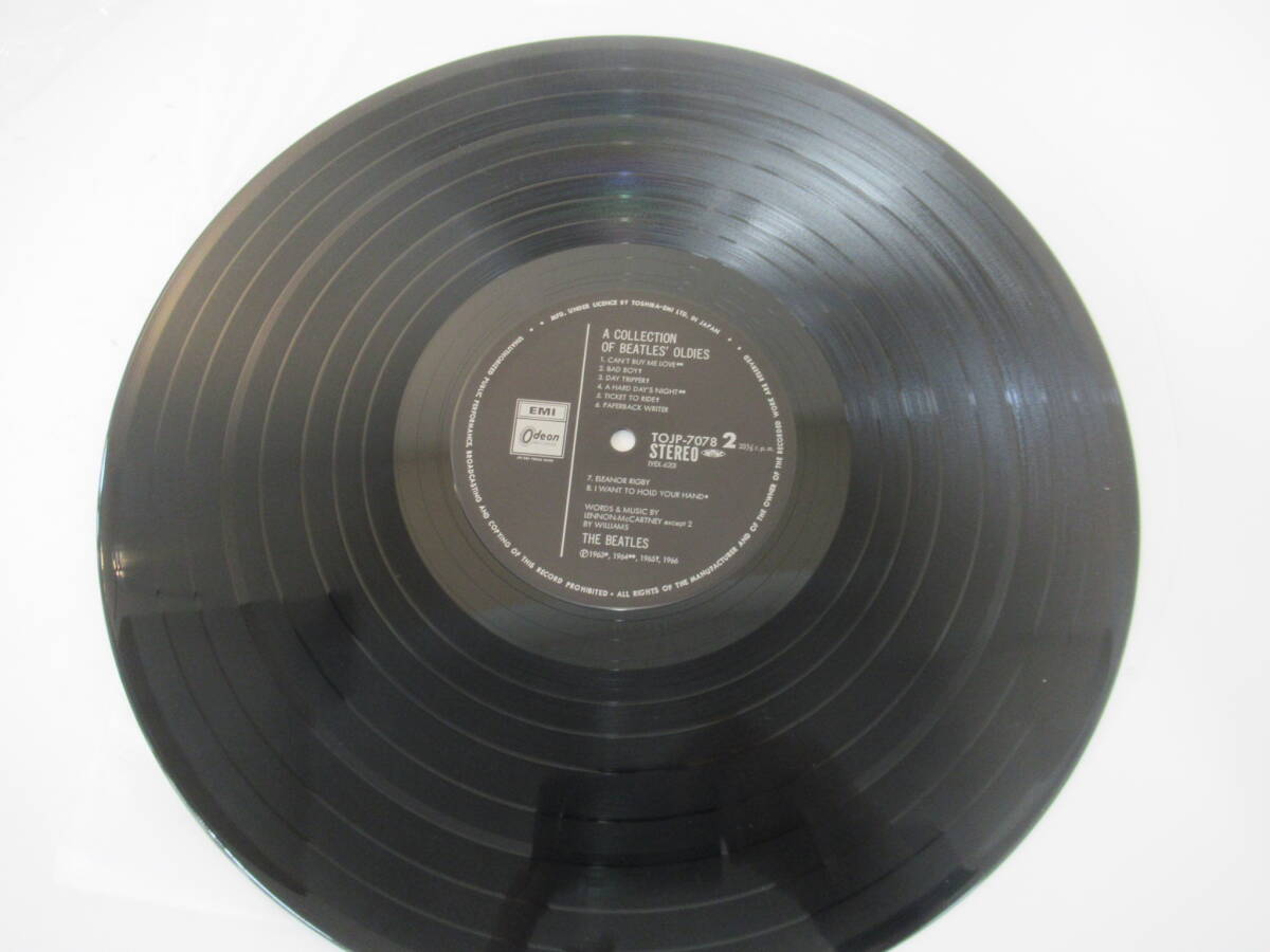 R62 ●※帯付き、美品　THE BEATLES 「オールディーズ」A Collection of Beatles Oldies 国内盤 LP レコード TOJP-7078　洋楽ロック_画像5