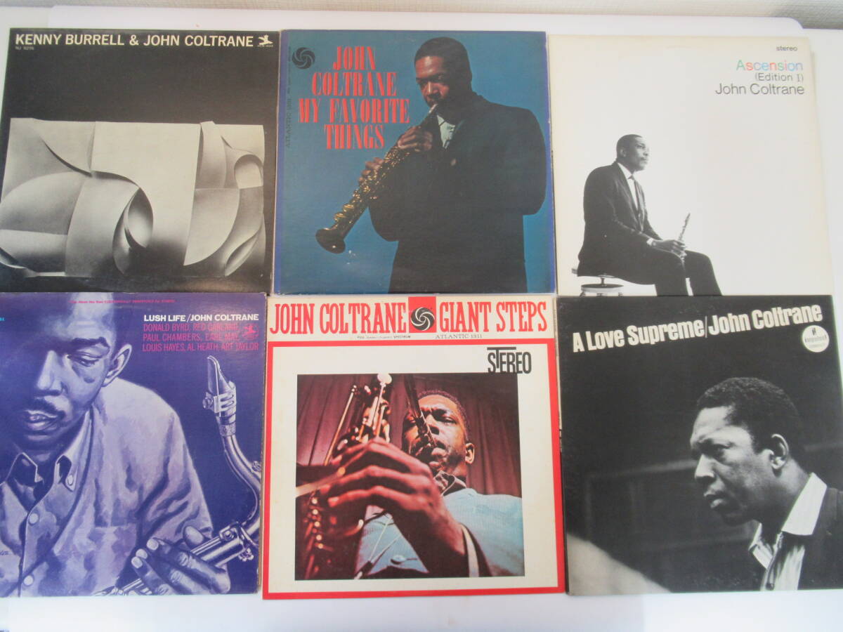 R57●John Coltrane LPレコード 6組まとめ 「GIANT STEPS」「A LOVE SUPREME」 など ジョン・コルトレーン JAZZ ジャズ モダン Modernの画像1