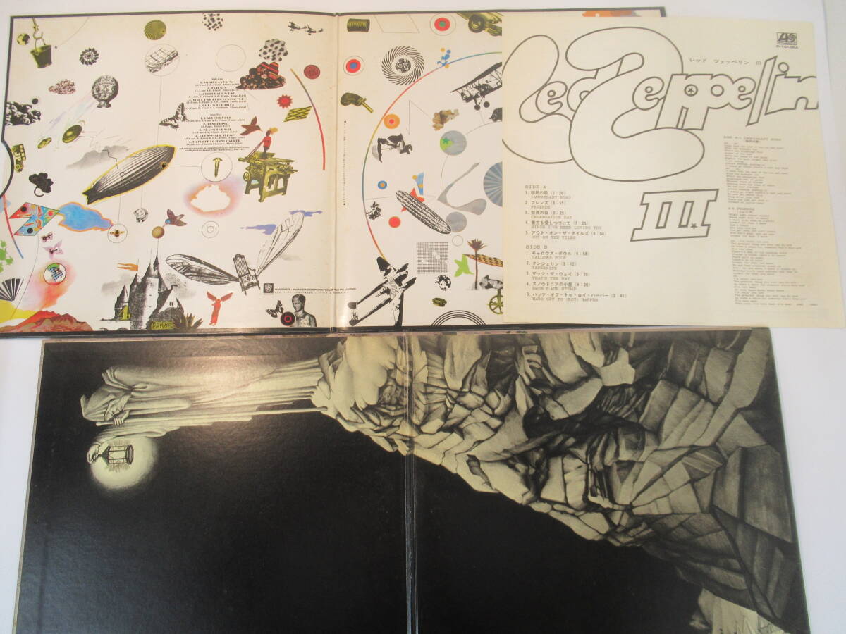 R26 ●レッド・ツェッペリン LPレコード 5枚まとめ 「CODA」「Led ZeppelinⅠ.Ⅱ.Ⅲ(ポスター付).Ⅳ」 ジミーペイジ、洋楽、rock、ロックの画像5