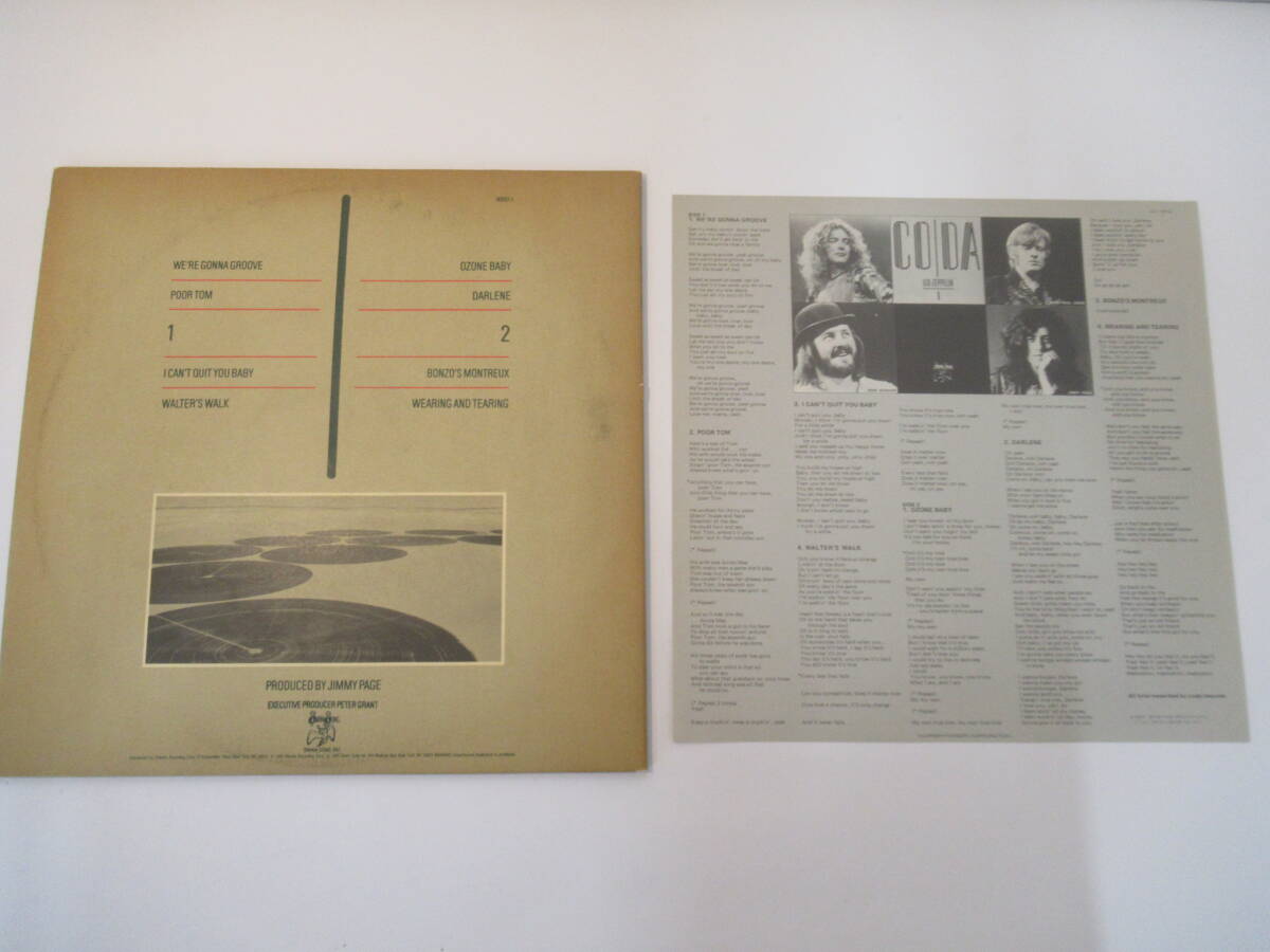 R26 ●レッド・ツェッペリン LPレコード 5枚まとめ 「CODA」「Led ZeppelinⅠ.Ⅱ.Ⅲ(ポスター付).Ⅳ」 ジミーペイジ、洋楽、rock、ロックの画像10