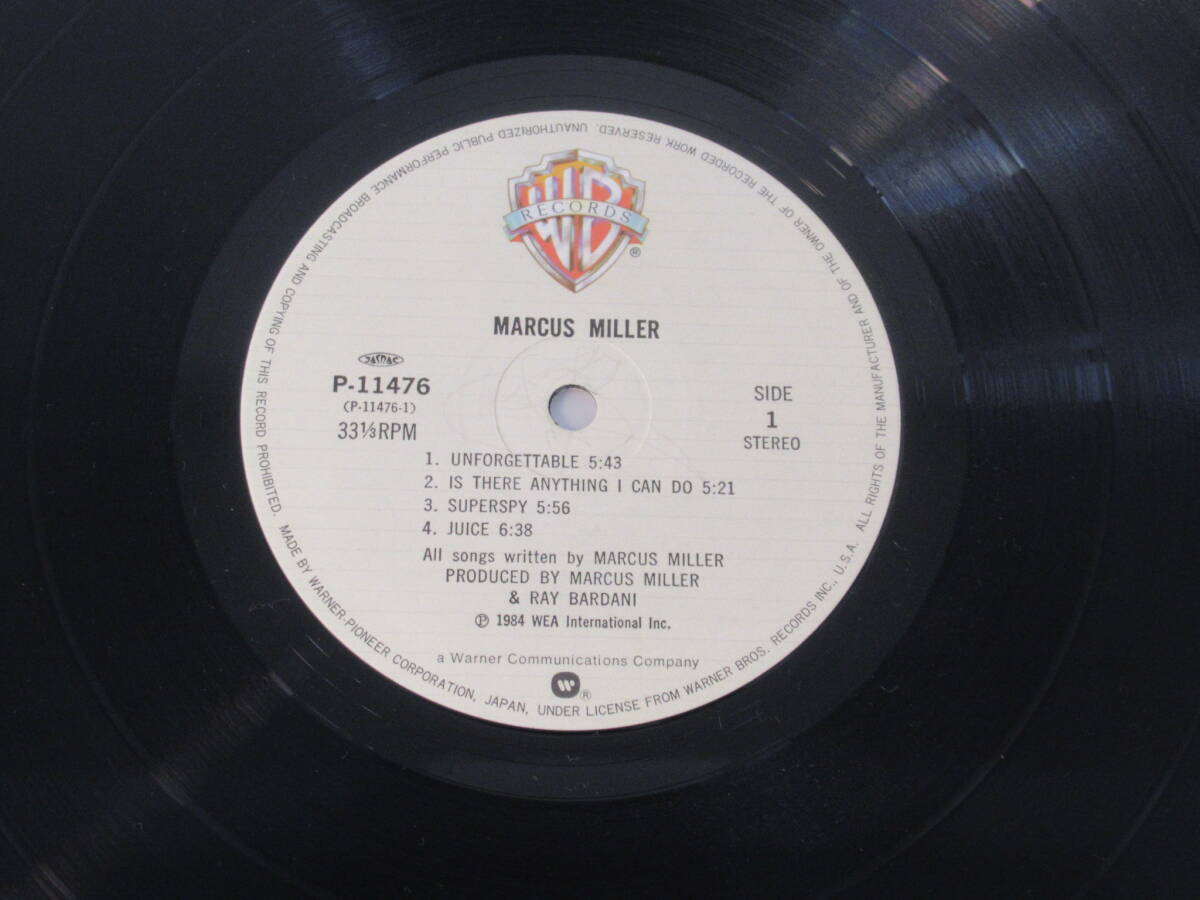 R01 ●マーカス・ミラー LP レコード 国内盤「パーフェクト・ガイ」MARCUS MILLER ※帯付き ブラックミュージック、ベース、Bassの画像2