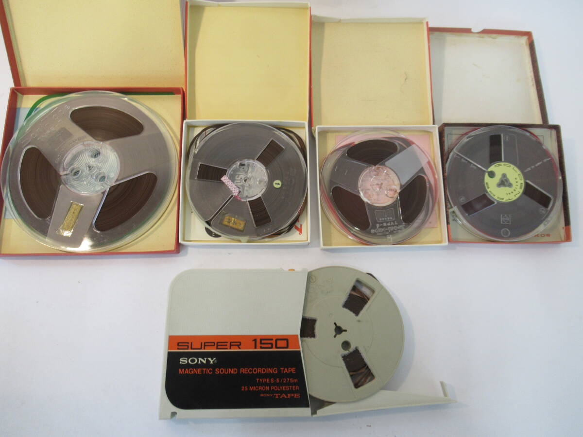 U33 ●オープン リール テープ 13個まとめ ソニー sony magnetic sound recording tape soni-tape NATIONAL の画像3