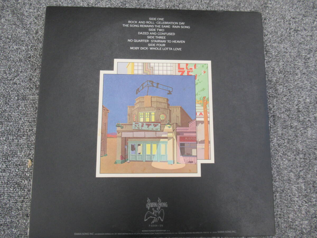 B78*LED ZEPPELIN domestic record LP record 7 collection [ LED ZEPPELIN Ⅱ ( poster attaching ), Ⅳ][PRESENCE][. become pavilion ] western-style music rockjimi-peiji