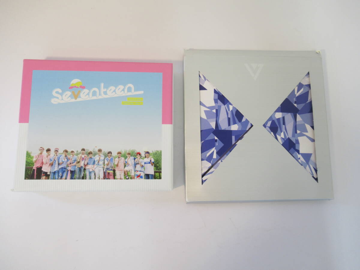 A19 SEVENTEEN 韓国製 CD 2組セット『Love & Letter repackage album』『1ST MINI ALBUM '17 CARAT' 』セブチ セブンティーン_画像1