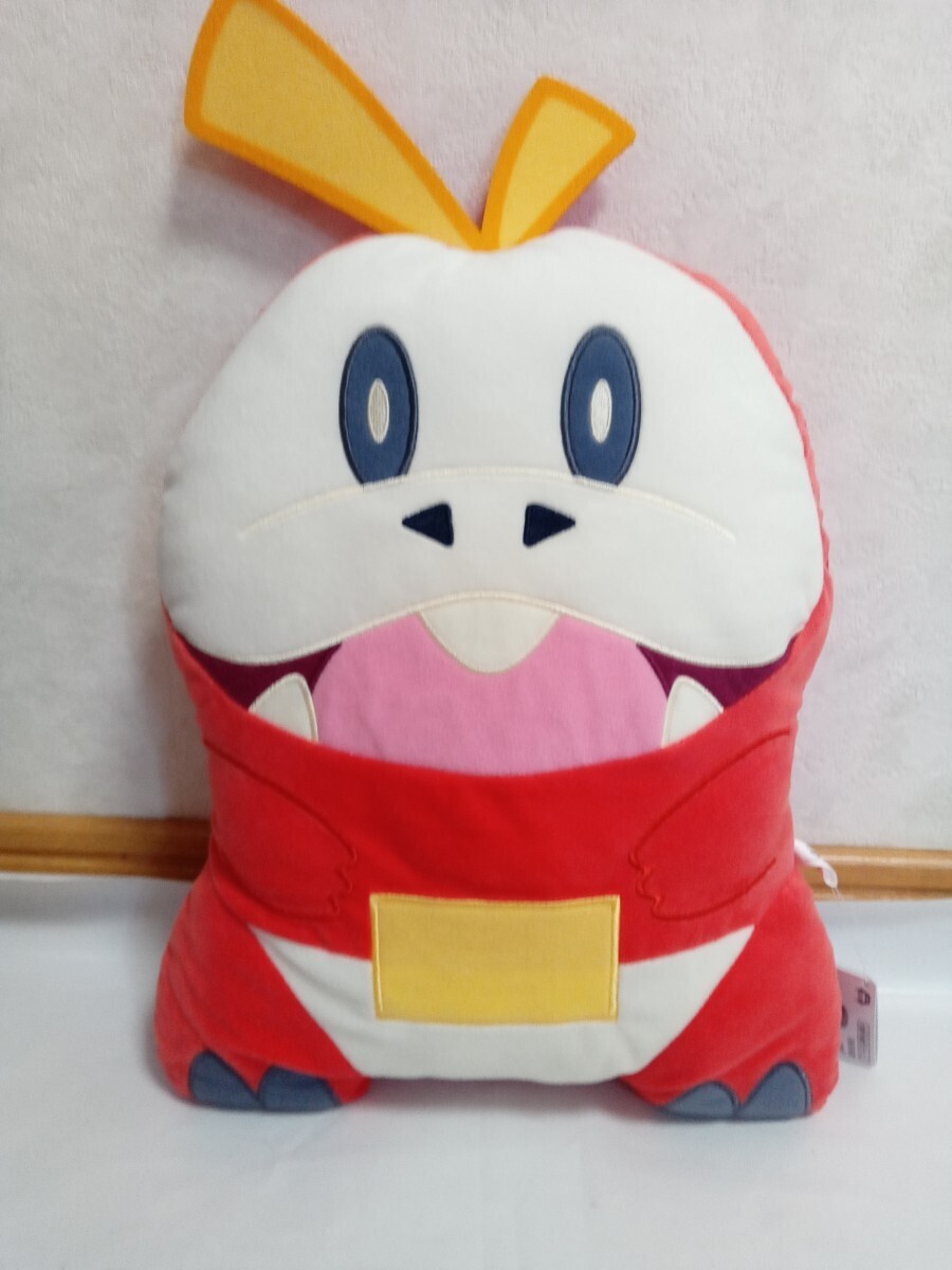 ポケットモンスター　めちゃでか　ホゲータ　ぬいぐるみクッション_画像1