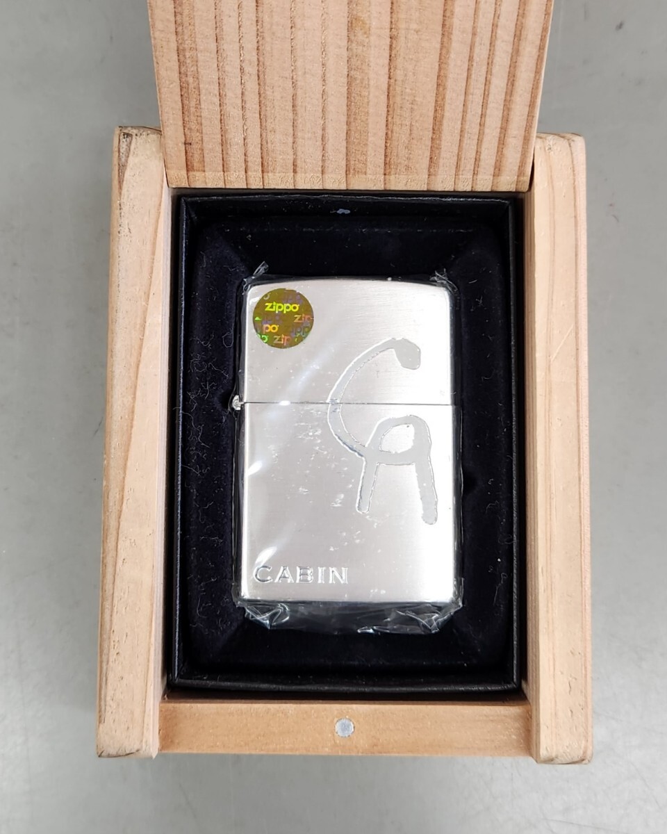 【ZIPPO[CABIN]】☆日本のたばこキャンペーン2011年懸賞当選品☆☆☆完全未使用品(非売品)☆☆☆シリアルナンバー入り特製木箱入りの画像1