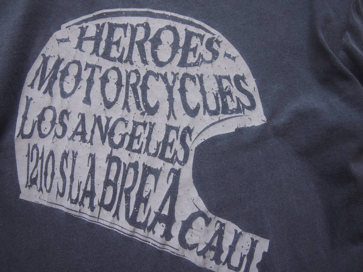 HEROES MOTORS,INC./Los Angeles モーターサイクルTEE ロングスリーブシャツ ハーレーダビットソンの画像2