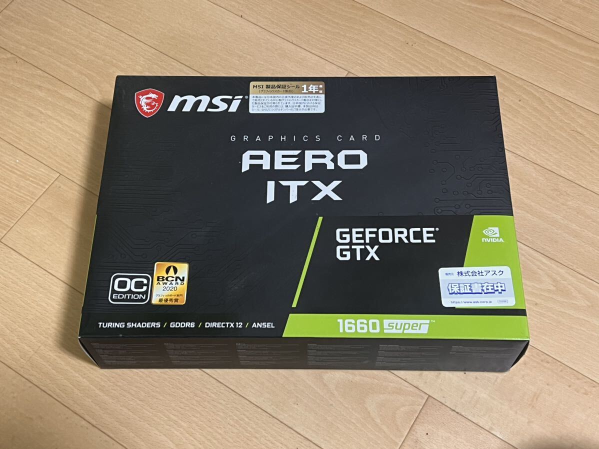 MSI GeForce GTX 1660 SUPER AERO ITXの画像1