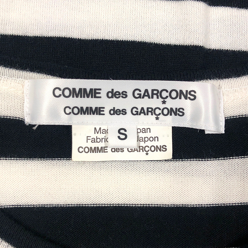 COMME DES GARCONS COMME DES GARCONS Comme des Garcons Comme des Garcons product number RC-T006 lady's border cut and sewn regular goods / 32372
