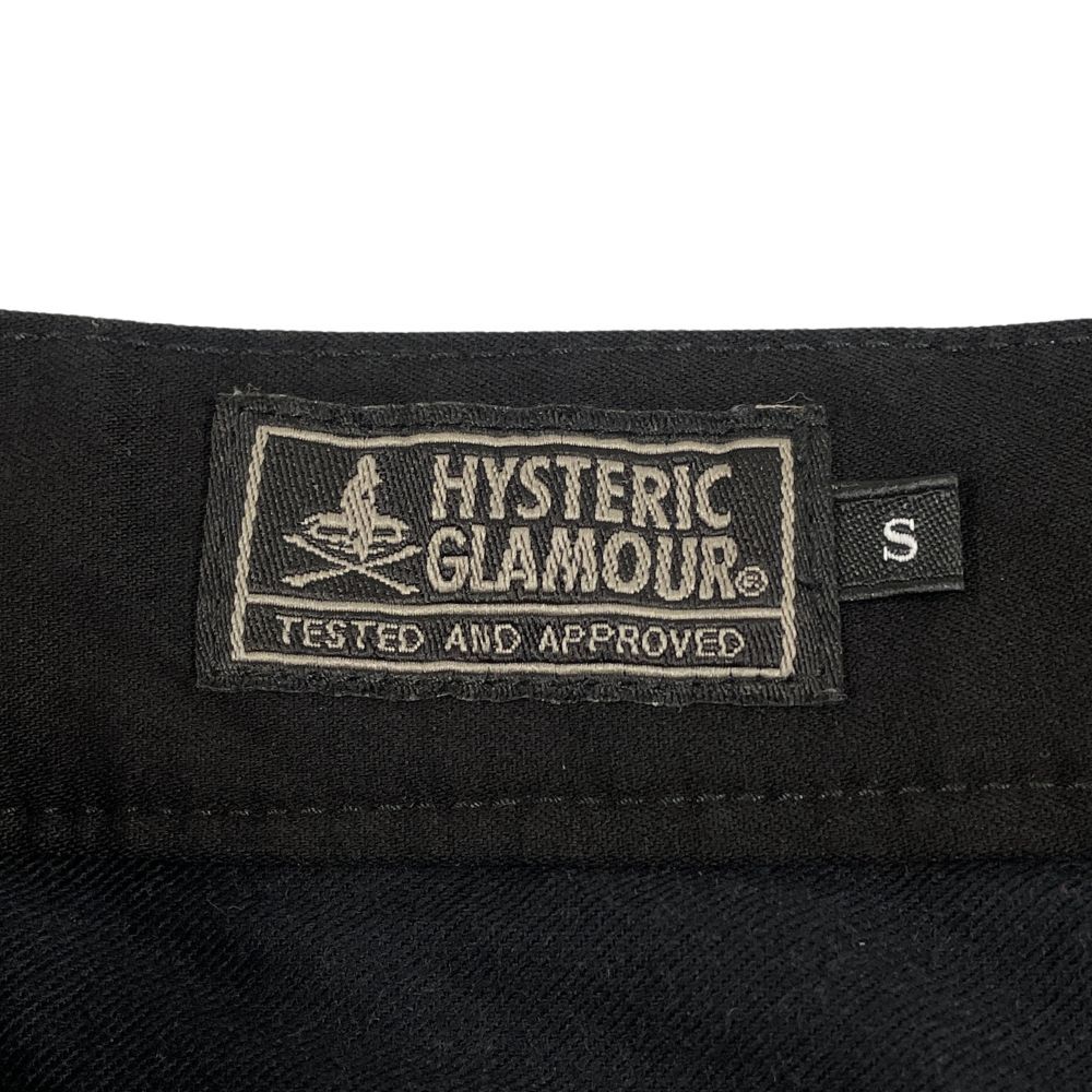 HYSTERIC GLAMOUR ヒステリックグラマー 品番 02191AP12 テーパード パンツ ストレッチ入り ブラック サイズS 正規品 / B5150_画像6