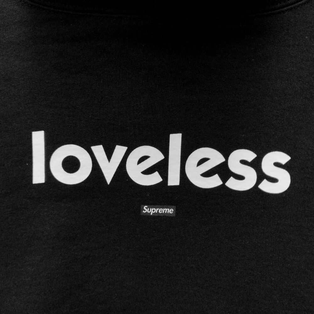 SUPREME シュプリーム My Bloody Valentine Loveless Hooded Sweatshirt スウェット パーカー ブラック サイズS 正規品 / 34041_画像4