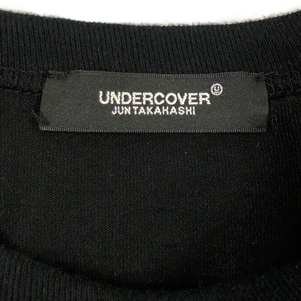 UNDERCOVER アンダーカバー 品番 UC1C4801 衿2連 ZIP 半袖 PKTEE ポケット Ｔシャツ ブラック サイズ3 正規品 / 31819の画像4