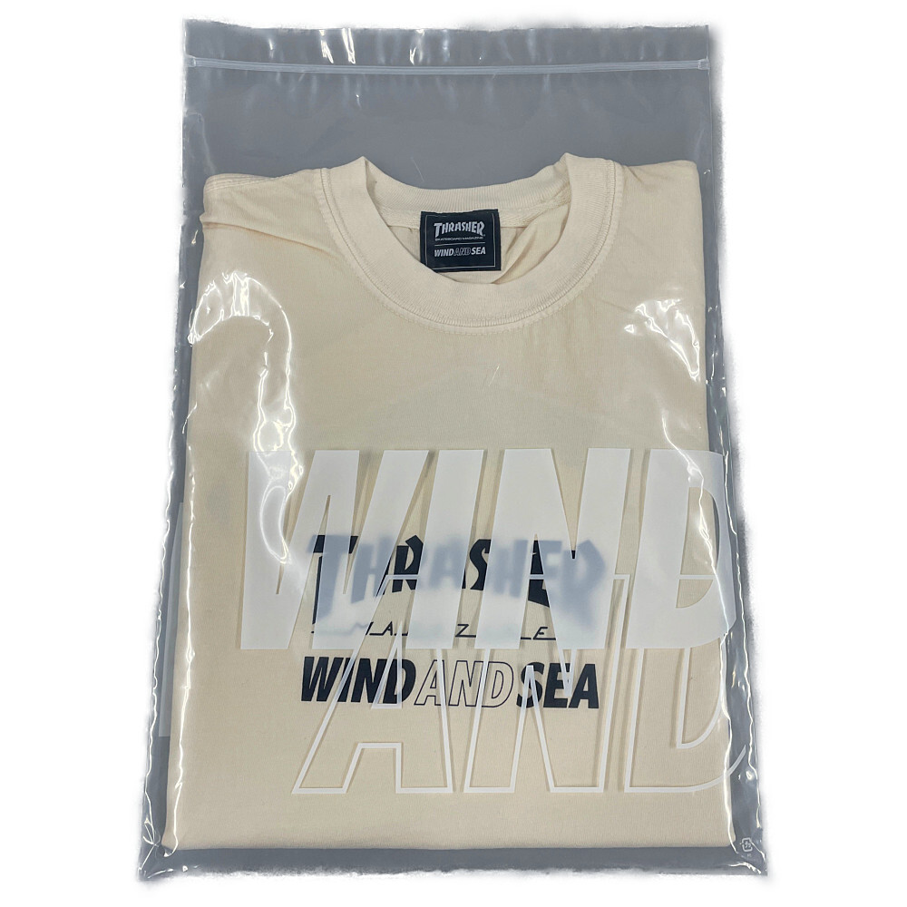 WIND AND SEA ウィンダンシー ×THRASHER スラッシャー 23SS 半袖Ｔシャツ アイボリー サイズS 正規品 / B3843_画像10