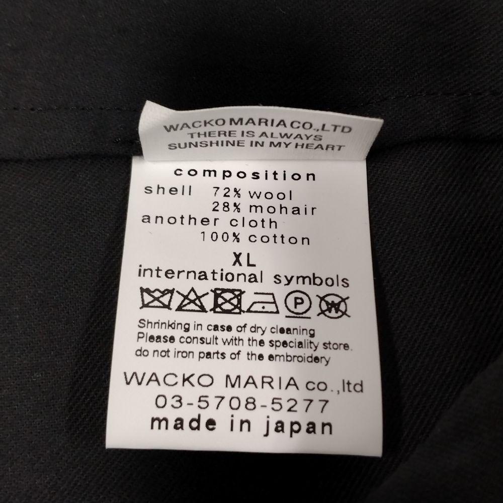 WACKO MARIA ワコマリア ×ウルフズヘッド WOLF SHEAD-BS-WM-PT01 ロカビリーパンツ ブラック サイズXL 正規品 / 34080の画像8