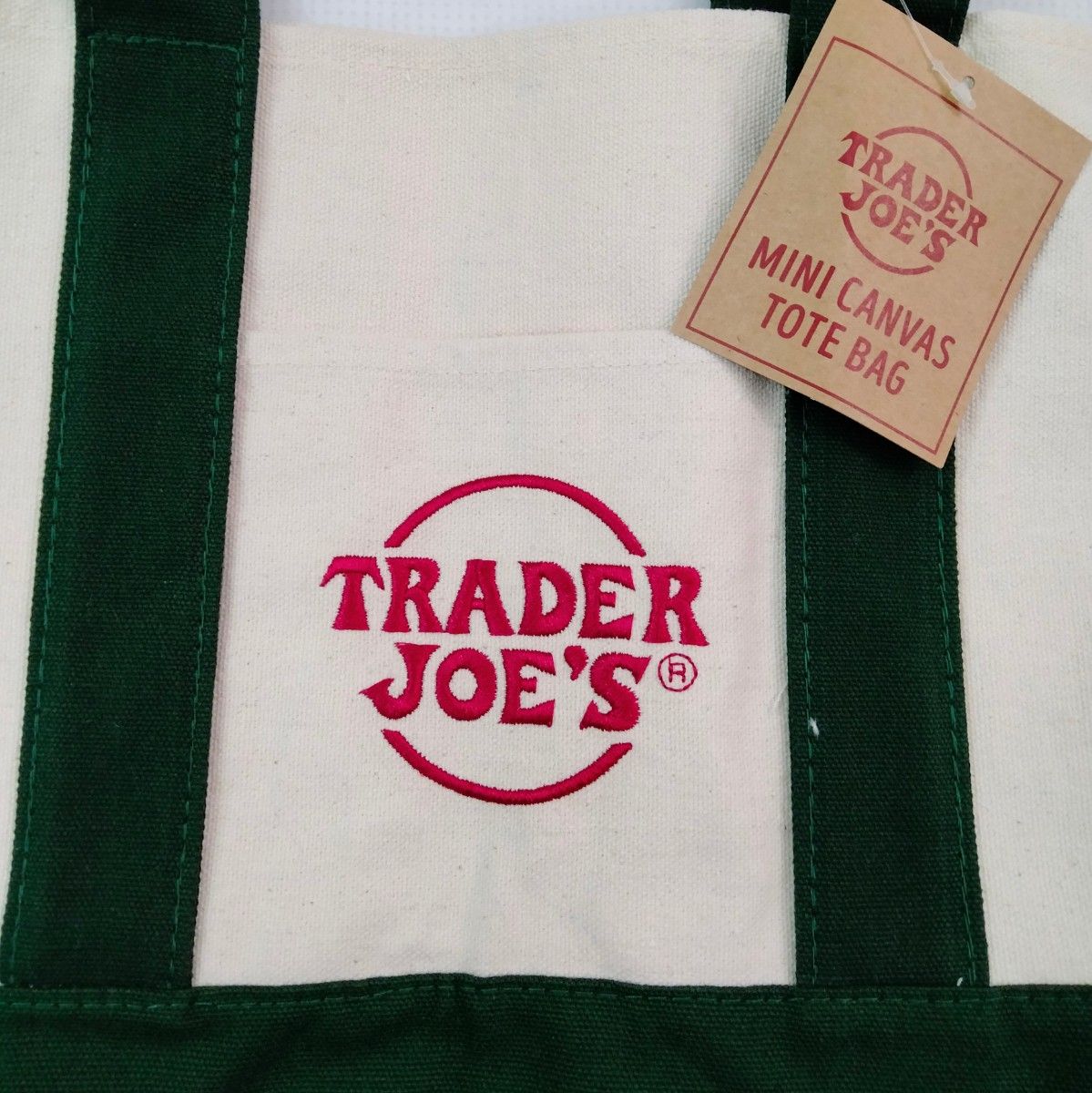 トレーダージョーズ ミニキャンバス トートバッグ 4色セット TRADER JOE’S エコバッグ トレジョ 米スーパーマーケット トレーダージョーズ ミニキャンバス トートバッグ 4色セット TRADER JOE’S エコバッグ トレジョ 米スーパーマーケット