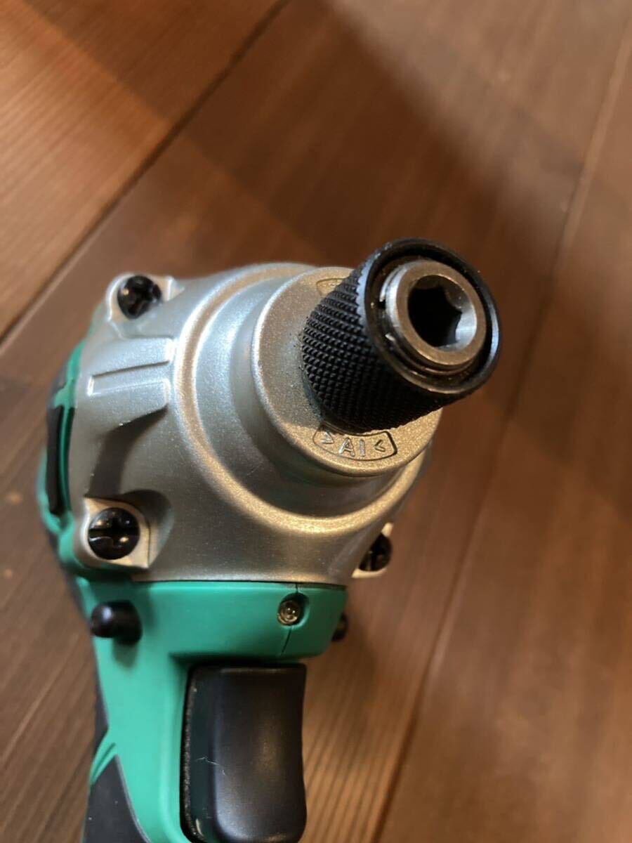 [ бесплатная доставка * б/у прекрасный товар ]makita Makita 14.4V заряжающийся ударный инструмент MTD001DSX аккумулятор ×2