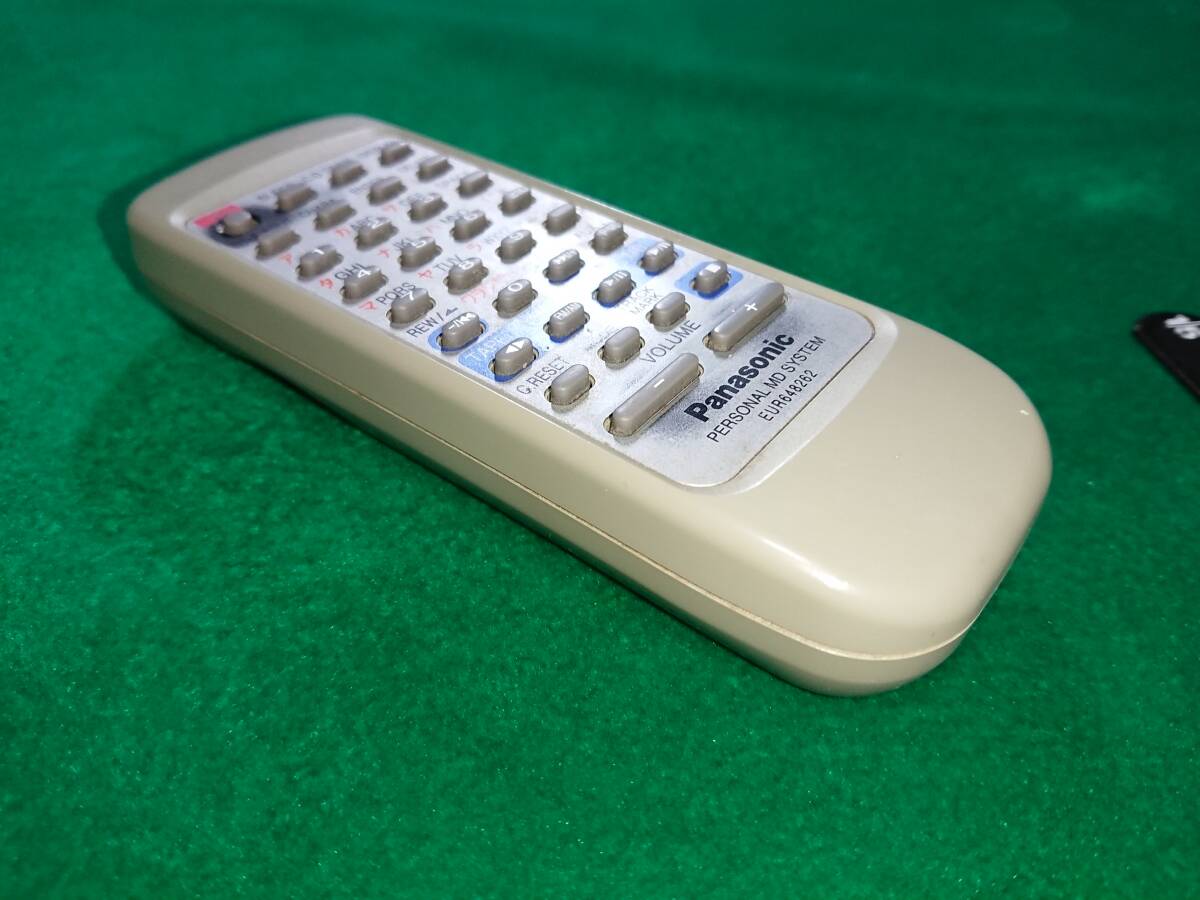  Panasonic Panasonic RX-MDX77 for remote control EUR648262 operation has been confirmed .